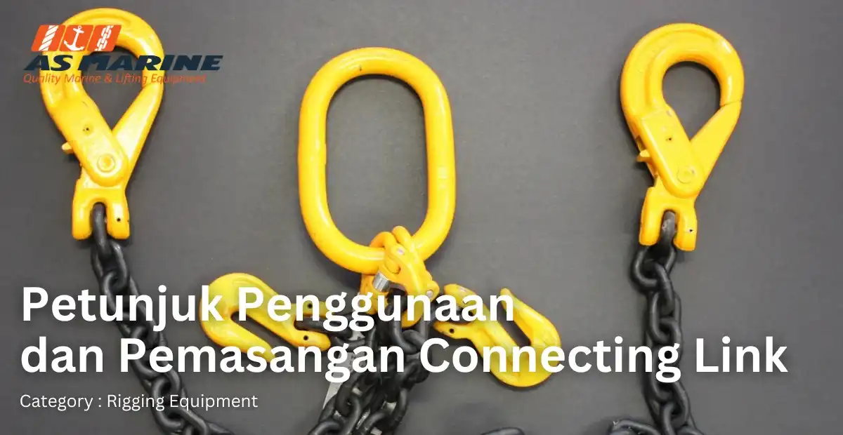 petunjuk penggunaan dan pemasangan connecting link